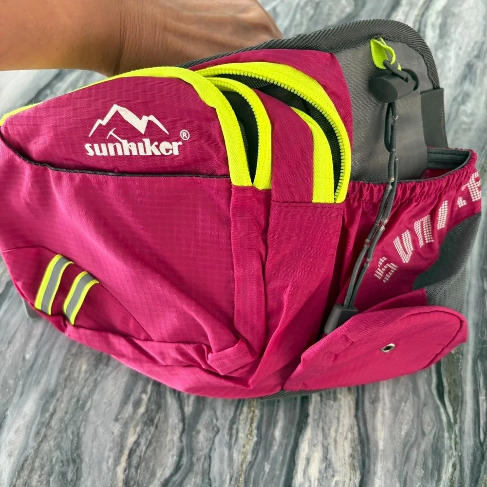Sunhiker Pink Ultimate High Performance Hydration Adventure Waist‎ Belt Bag
